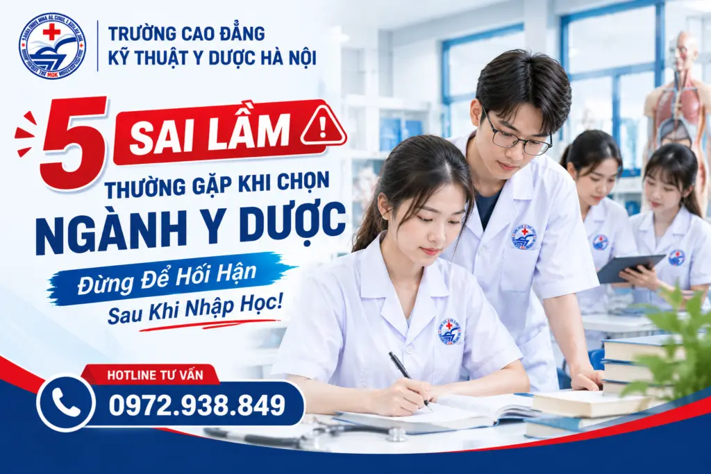 5 Sai Lầm Thường Gặp Khi Chọn Ngành Y Dược – Đừng Để Hối Hận Sau Khi Nhập Học