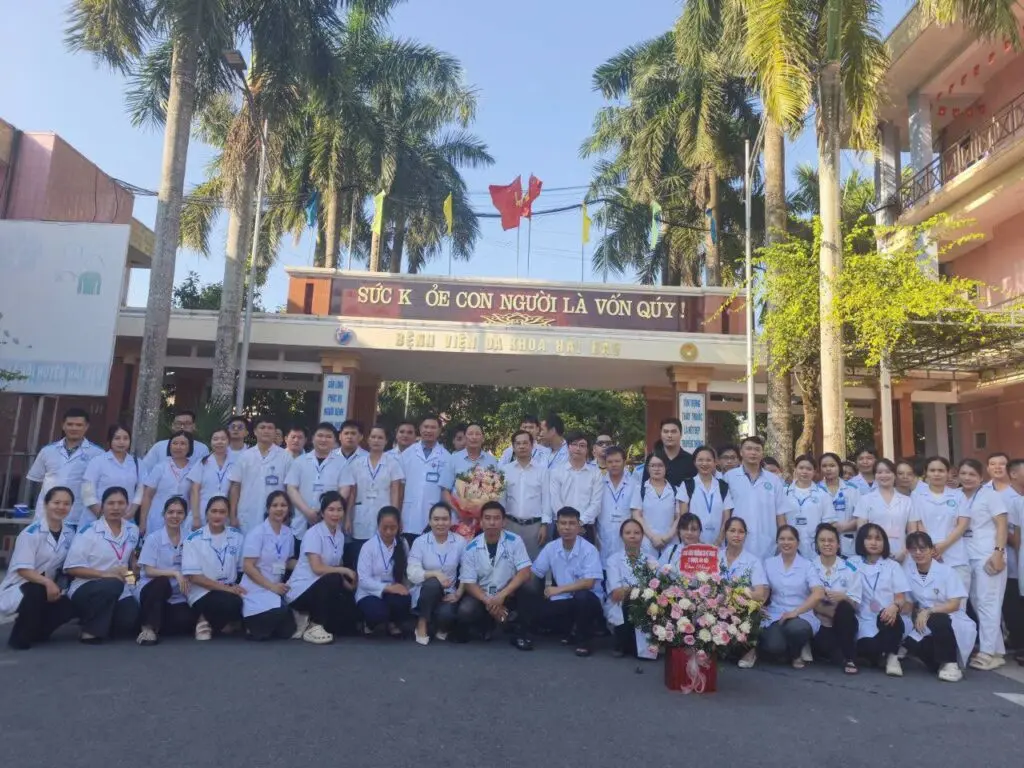 94 Sinh Viên MPT Chính Thức Bước Vào Thực Hành Lâm Sàng Tại Bệnh Viện Đa Khoa Hải Hậu