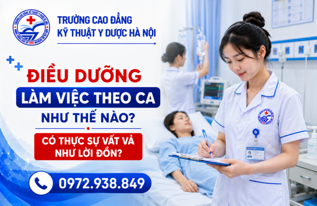 Điều dưỡng làm việc theo ca như thế nào Có thực sự vất vả như lời đồn