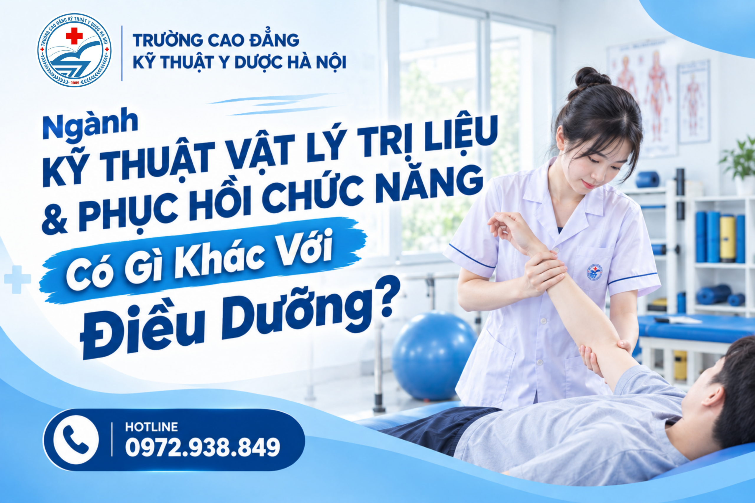 Ngành Kỹ Thuật Vật Lý Trị Liệu & Phục Hồi Chức Năng Có Gì Khác Với Điều Dưỡng?