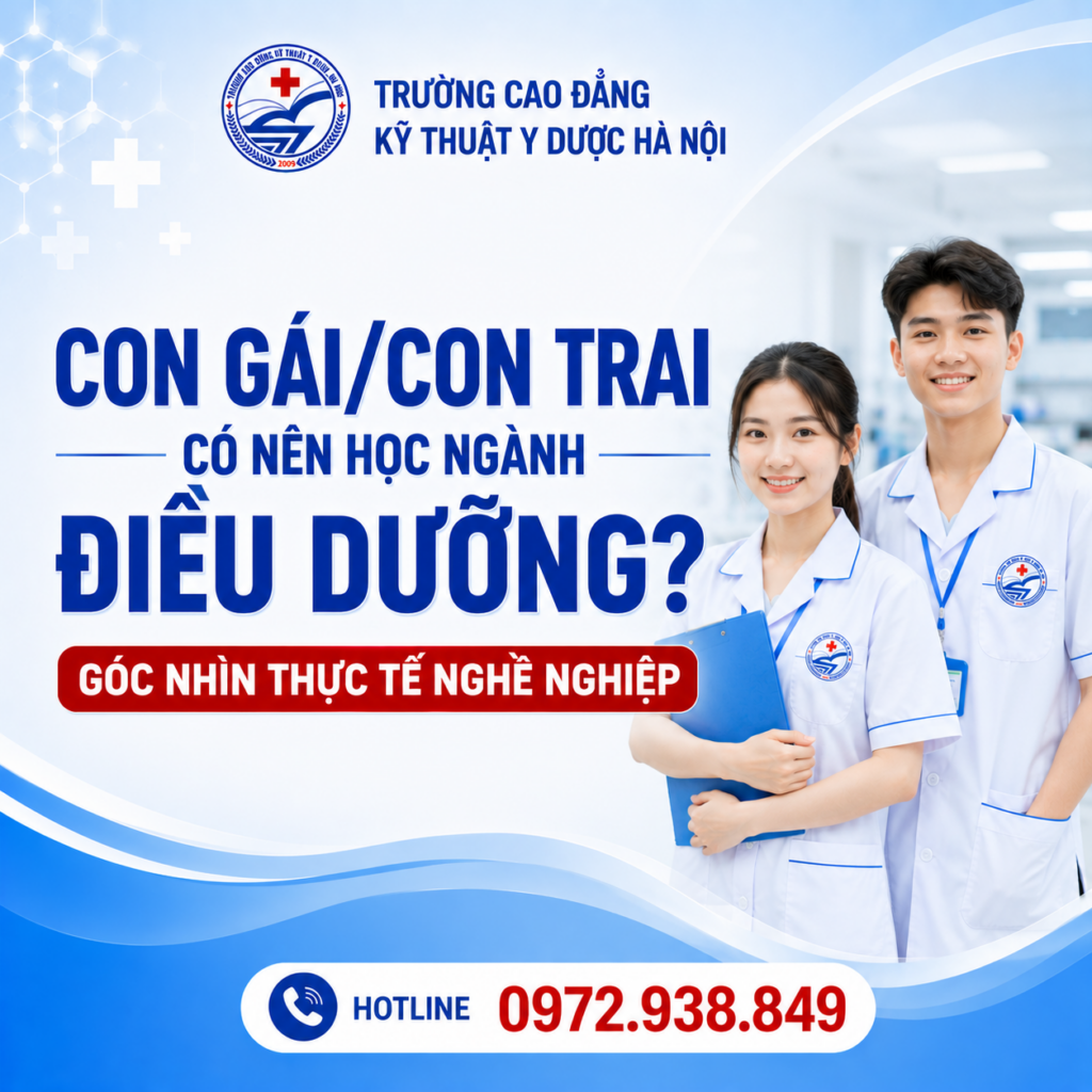 con trai, con gái có nên học điều dưỡng không