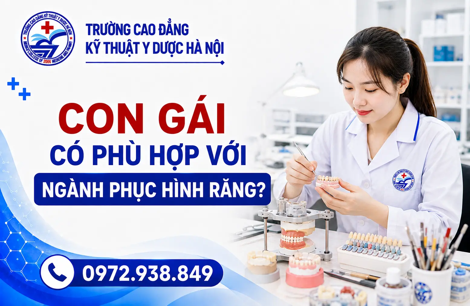 Con Gái Có Phù Hợp Với Ngành Kỹ Thuật Phục Hình Răng Không?