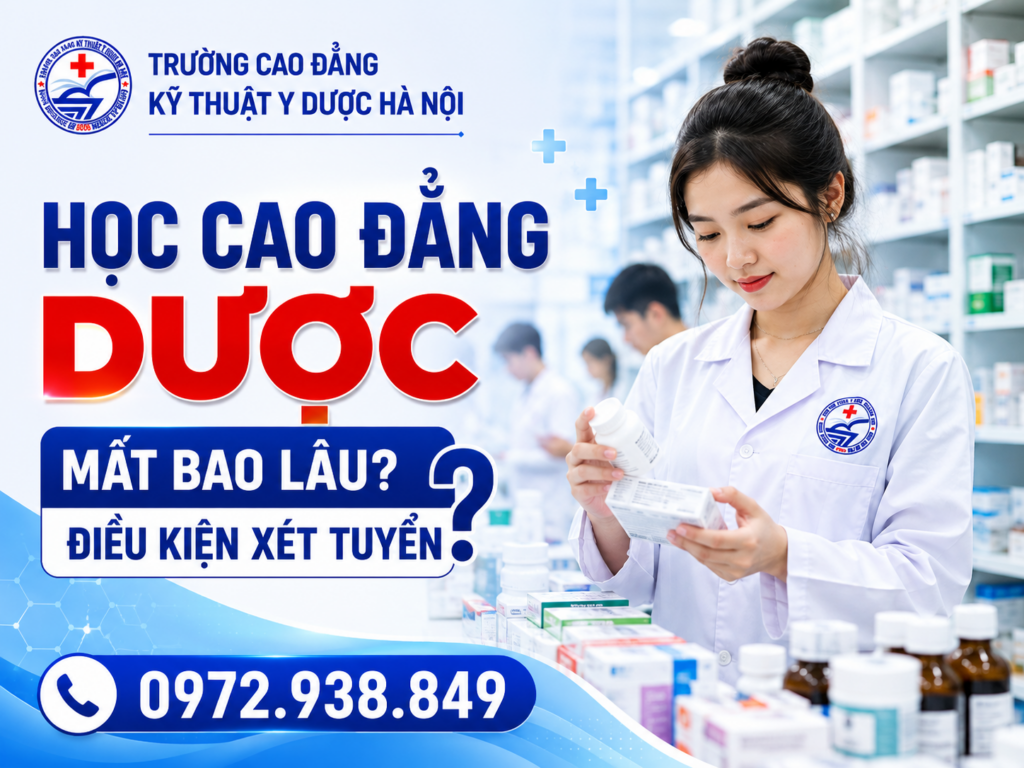 học cao đẳng dược mất bao lâu điều kiện xét tuyển