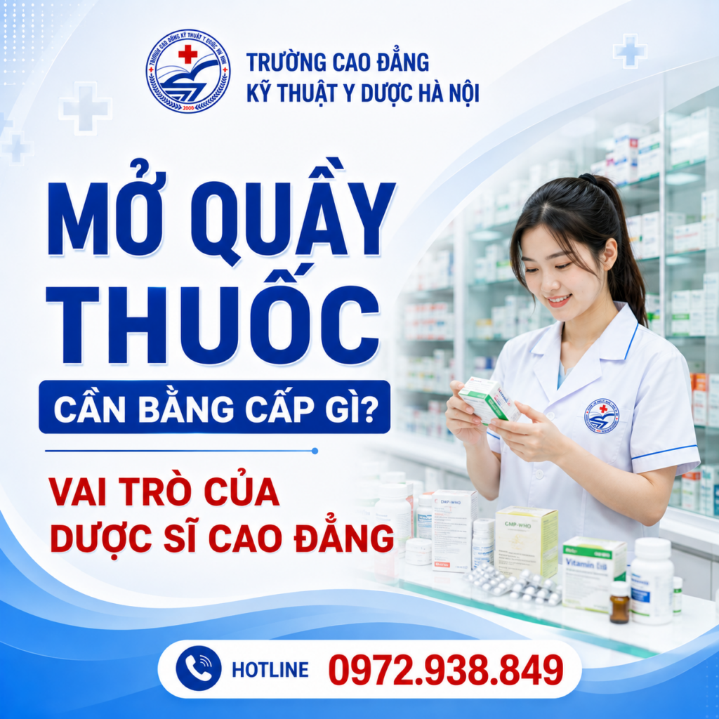mở quầy thuốc cần bằng cấp gì