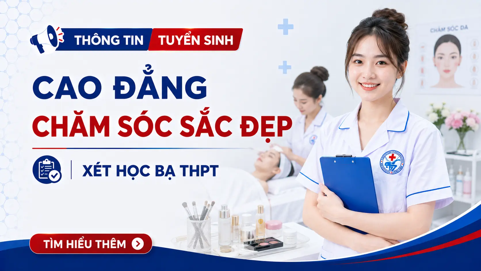 Tuyển Sinh Cao Đẳng Chăm Sóc Sắc Đẹp – Xét tuyển học bạ